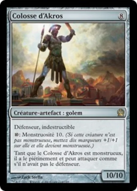Colosse d'Akros, carte Magic THS 214 — extension Theros