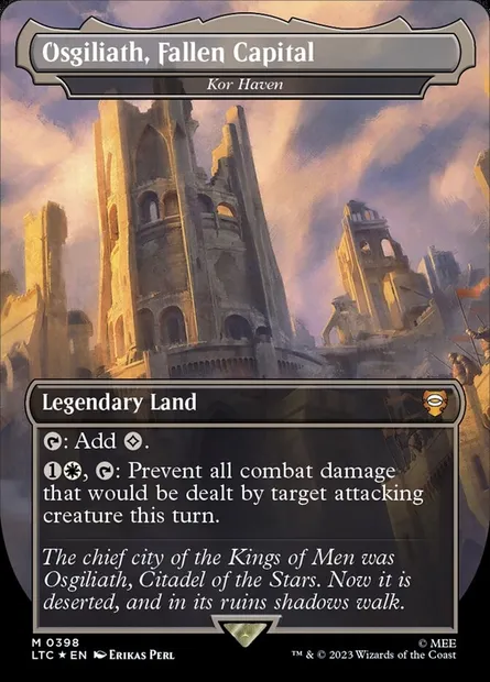 Kor Haven, Magic card LTC 398 — Tales of Middle-earth Commander set