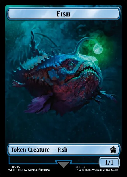 Fish, carte Magic TWHO 10 — extension Doctor Who Tokens