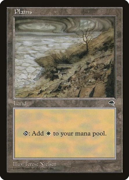 Plains, Magic card TMP 332 — Tempest set