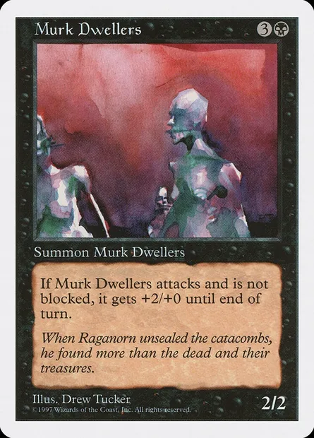 Murk Dwellers, Magic card 5ED 180 — Fifth Edition set