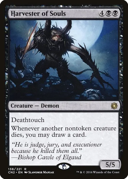 Harvester of Souls, Magic card CN2 138 — Conspiracy: Take the Crown set
