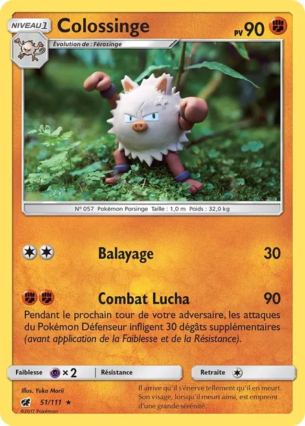 Colossinge, carte Pokémon CIN 51 — extension Invasion Carmin