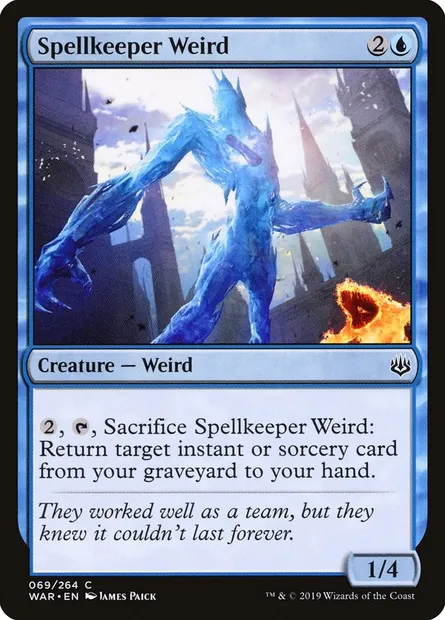 Spellkeeper Weird, Magic card WAR 69 — War of the Spark set