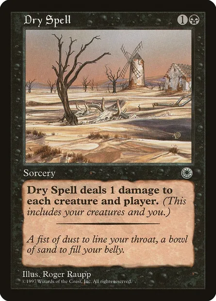 Dry Spell, Magic card POR 90 — Portal set