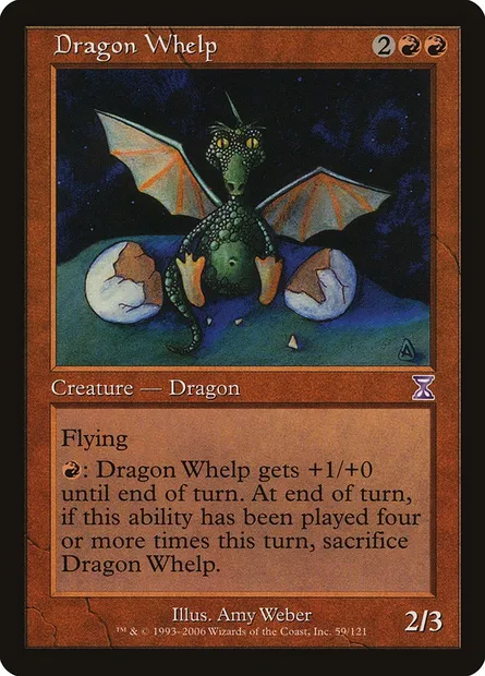 Dragon Whelp, Magic card TSB 59 — Time Spiral Timeshifted set
