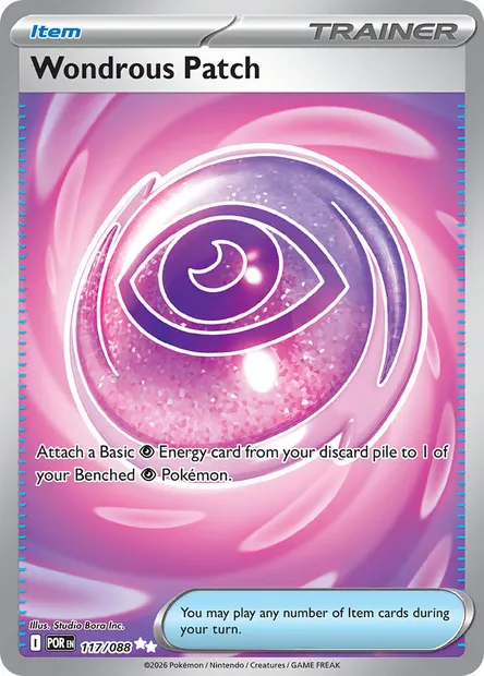 Wondrous Patch, Pokémon card POR 117 — Perfect Order set