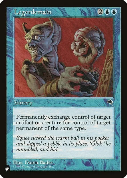 Legerdemain, Magic card PLST TMP-72 — The List set