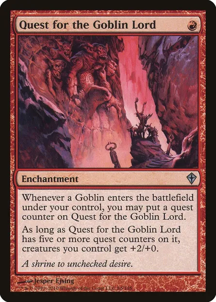 Quest for the Goblin Lord, Magic card WWK 86 — Worldwake set