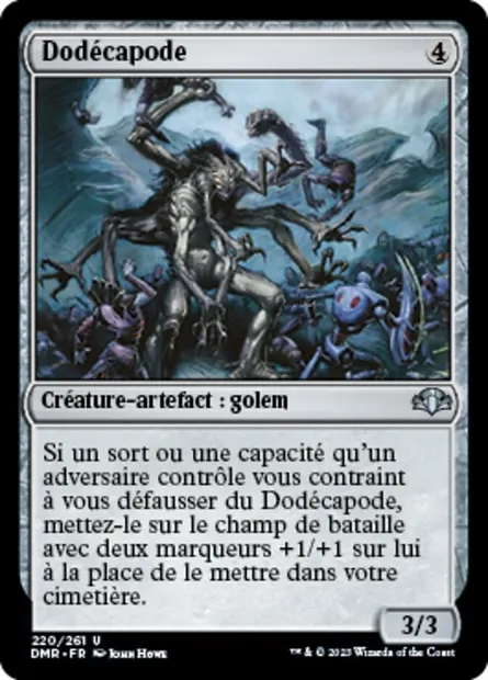 Dodécapode, carte Magic DMR 220 — extension Dominaria Remastered