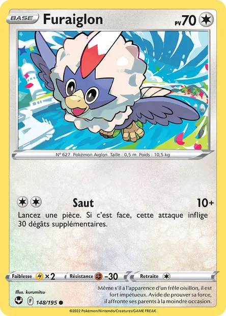 Furaiglon, carte Pokémon SIT 148 — extension Tempête Argentée