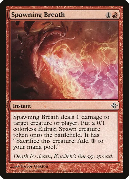 Spawning Breath, Magic card ROE 164 — Rise of the Eldrazi set