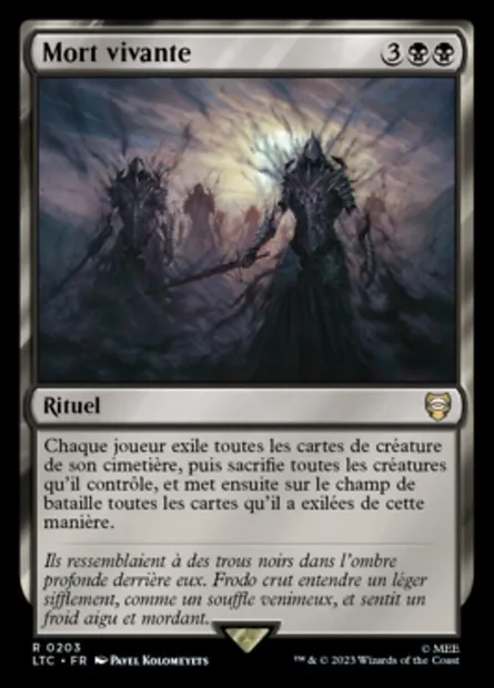 Mort vivante, carte Magic LTC 203 — extension Tales of Middle-earth Commander