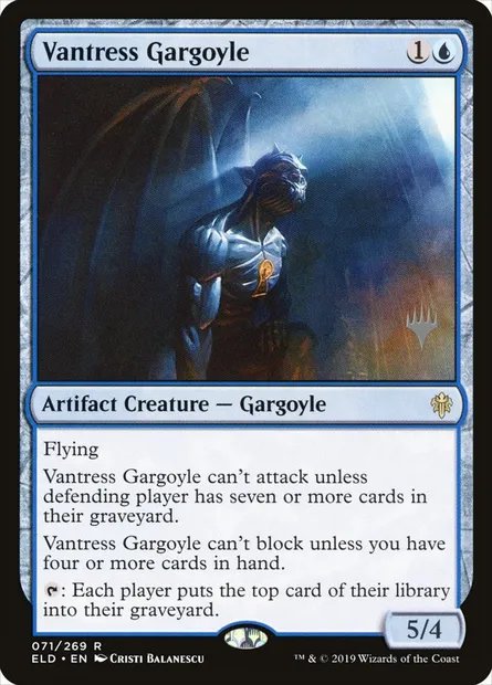 Vantress Gargoyle, Magic card PELD 71p — Throne of Eldraine Promos set