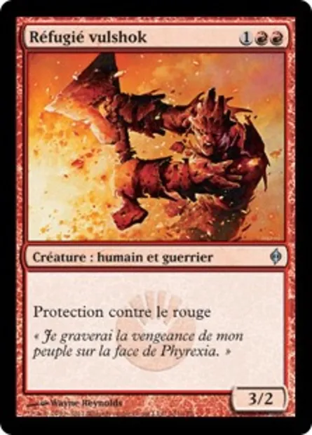 Réfugié vulshok, carte Magic NPH 101 — extension La Nouvelle Phyrexia
