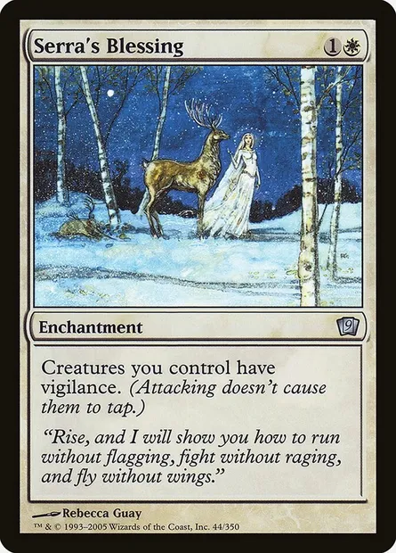 Serra's Blessing, Magic card 9ED 44★ — Ninth Edition set