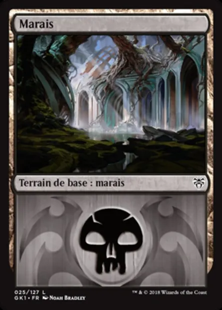 Marais, carte Magic GK1 25 — extension GRN Guild Kit