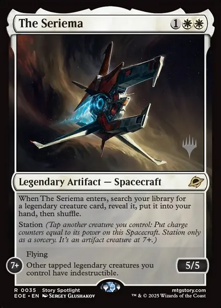 The Seriema, Magic card PEOE 35p — Edge of Eternities Promos set
