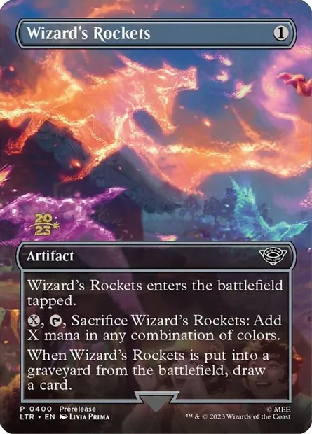 Wizard's Rockets, Magic card PLTR 400s — Tales of Middle-earth Promos set
