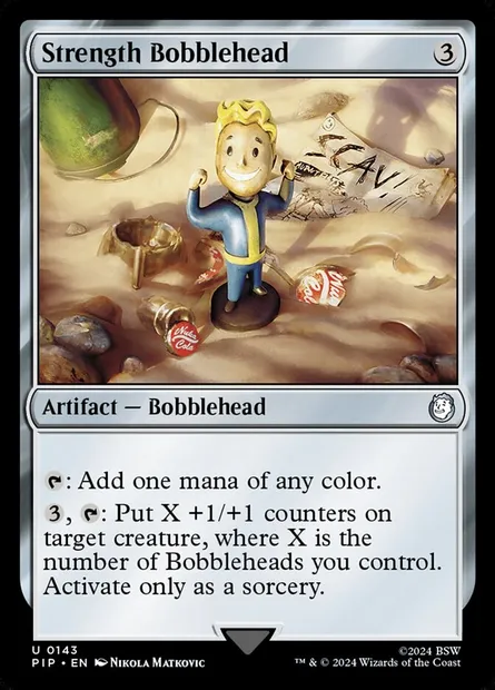 Strength Bobblehead, Magic card PIP 143 — Fallout set
