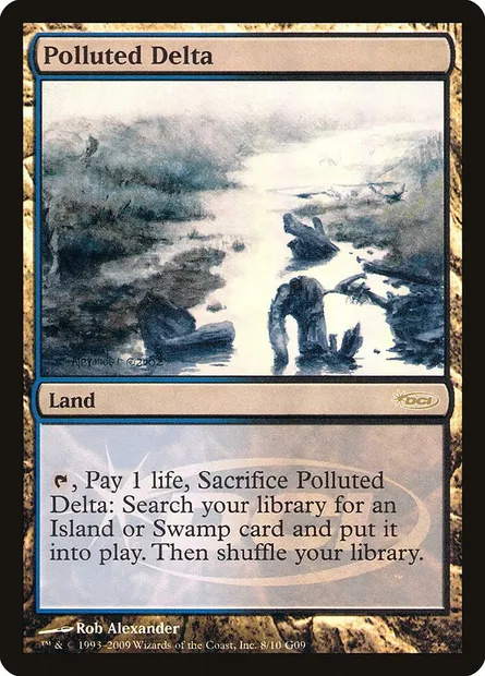 Estuaire pollué, carte Magic G09 8 — extension Judge Gift Cards 2009