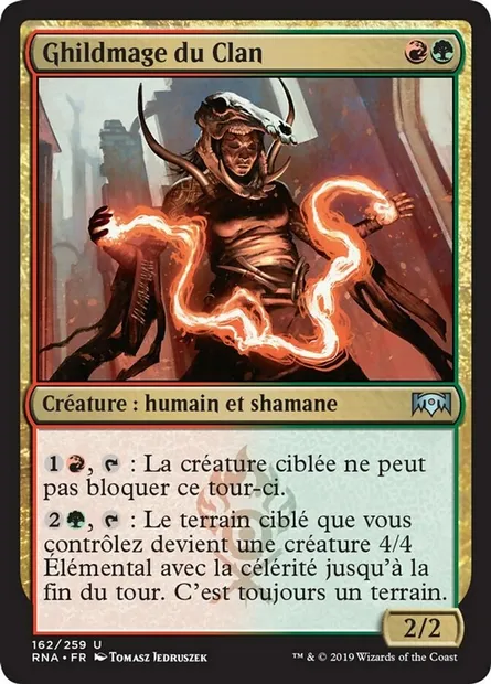 Ghildmage du Clan, carte Magic RNA 162 — extension L'allégeance de Ravnica