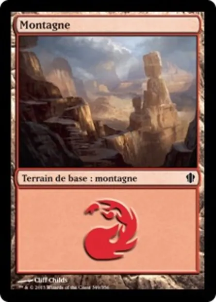 Montagne, carte Magic C13 349 — extension Commander 2013