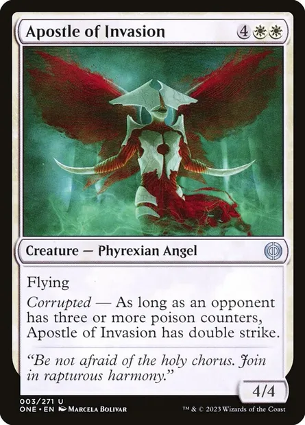 Apostle of Invasion, Magic card ONE 3 — Phyrexia: All Will Be One set