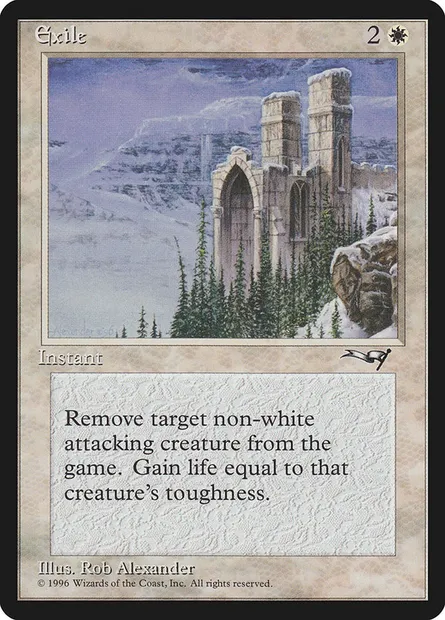 Exile, Magic card ALL 3 — Alliances set