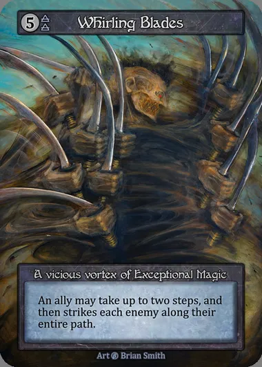 Whirling Blades, carte Sorcery BET 269 — extension Beta