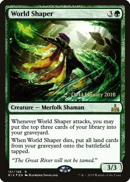 World Shaper, Magic card PRIX 151s — Rivals of Ixalan Promos set