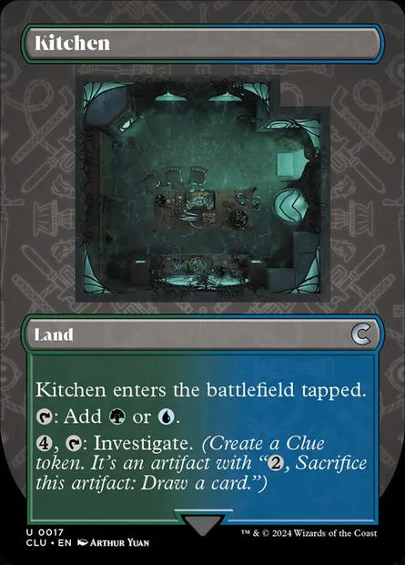 Kitchen, Magic card CLU 17 — Ravnica: Clue Edition set