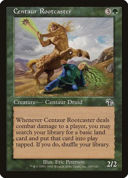 Centaure pousse-racines, carte Magic JUD 109 — extension Jugement