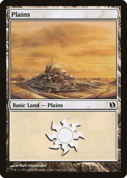 Plains, Magic card DDF 35 — Duel Decks: Elspeth vs. Tezzeret set