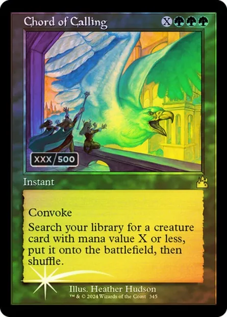 Corde d'adjuration, carte Magic RVR 345z — extension Ravnica Remastered