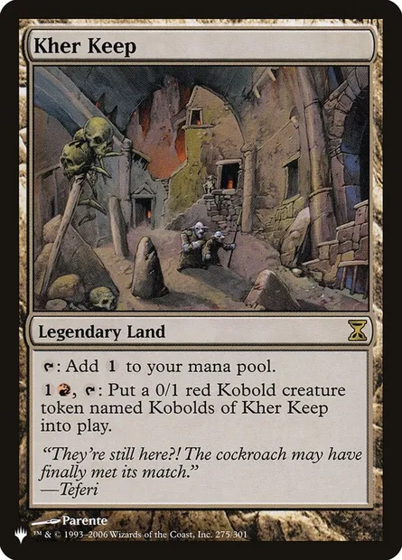Kher Keep, Magic card PLST TSP-275 — The List set