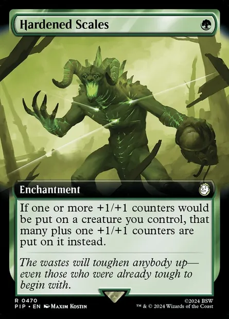 Hardened Scales, Magic card PIP 470 — Fallout set