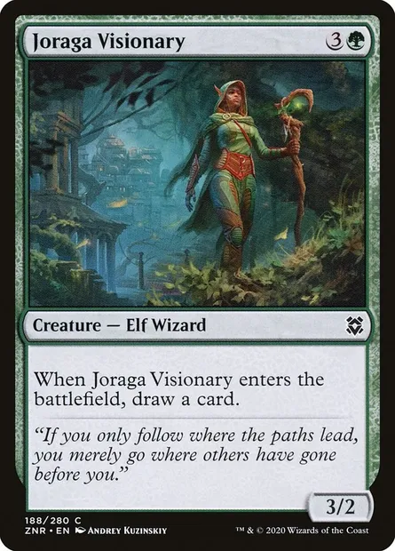 Joraga Visionary, Magic card ZNR 188 — Zendikar Rising set