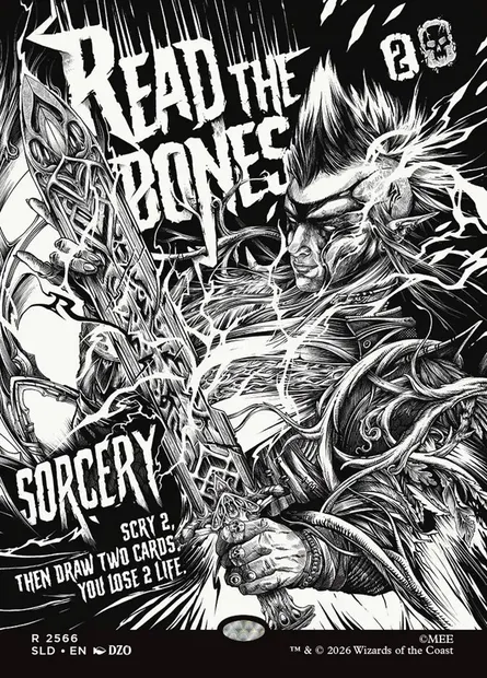 Read the Bones, Magic card SLD 2566 — Secret Lair Drop set