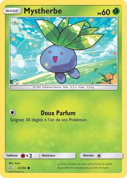Mystherbe, carte Pokémon CEC 2 — extension Éclipse Cosmique