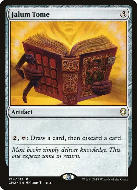 Jalum Tome, Magic card CM2 194 — Commander Anthology Volume II set
