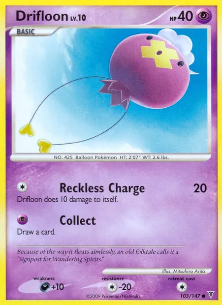 Drifloon, Pokémon card SV 103 — Supreme Victors set