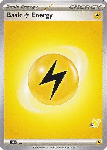 Basic Lightning Energy, Pokémon card BA24 004-31 — Battle Academy 2024 set