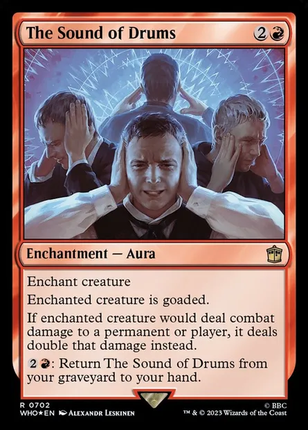 Le bruit des tambours, carte Magic WHO 702 — extension Doctor Who