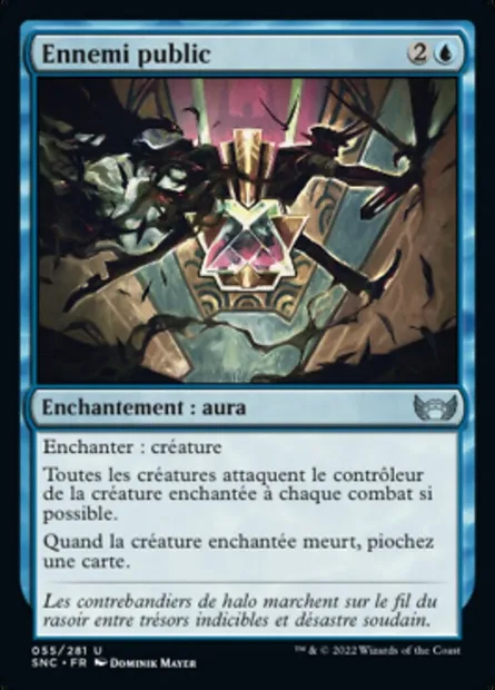 Ennemi public, carte Magic SNC 55 — extension Les rues de la Nouvelle-Capenna