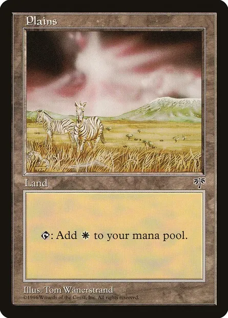 Plains, Magic card MIR 333 — Mirage set