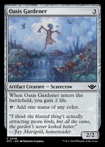 Oasis Gardener, Magic card OTJ 246 — Outlaws of Thunder Junction set