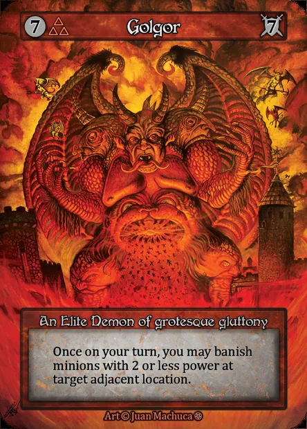 Golgor, Sorcery card GOT 083 — Gothic set