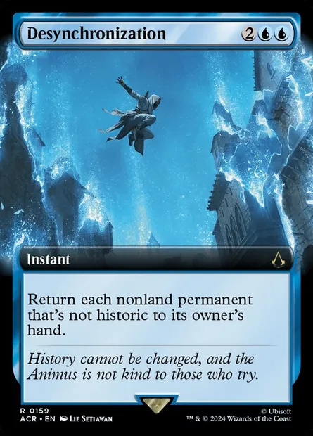 Desynchronization, Magic card ACR 159 — Assassin's Creed set