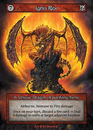 Ignis Rex, Sorcery card DRG 005 — Dragonlord set